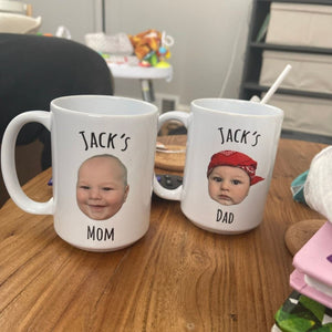 Personalized Face Photo Custom Text Mug