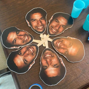 Personalized Heads Face Mask  Party Decoration