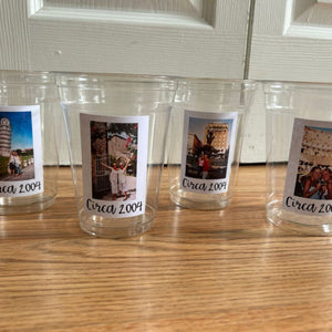 Personalized Photo Plastic Party Cups Party Decorations