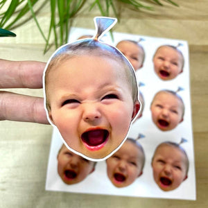 Personalized Funny Face Stickers