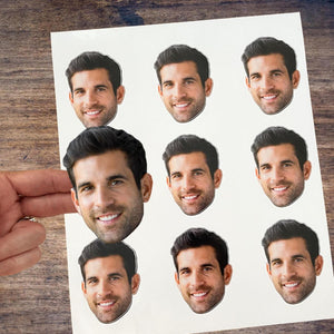 Personalized Funny Face Stickers