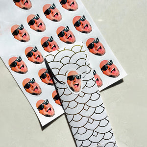 Personalized Funny Face Stickers