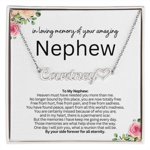 Personalized Name Necklace With Message Card