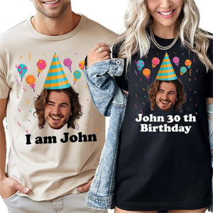 Personalized Funny Custom Face Party T-Shirt