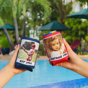 Personalized Insulated Photo Can Cooler Party Decorations