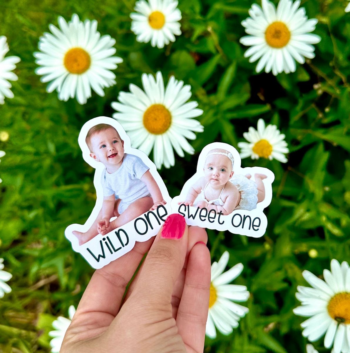 Personalized Custom Text Funny Face Stickers