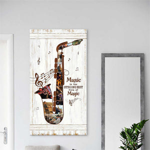 Personalized Saxophone Photo Collage Poster Gifts to Musicians