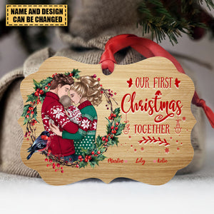 Family Christmas - Our First Christmas Together 2023- Personalized Ornament
